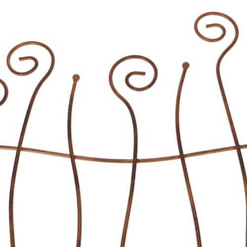 tételeket Rácsos, mászóeszköz, ívelt fém, művészi kerti dekoráció, 72cm