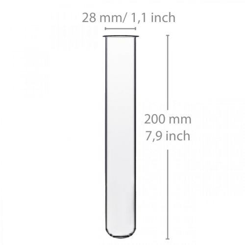 tételeket Kémcső 200mm × 27mm