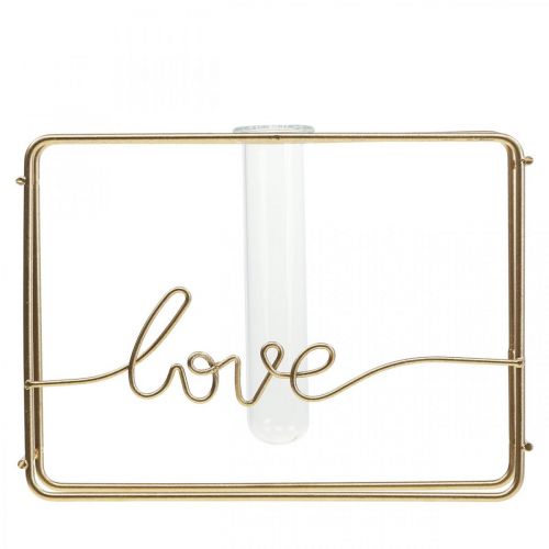 tételeket Kémcsőtartó fém kémcső díszváza 11,5cm