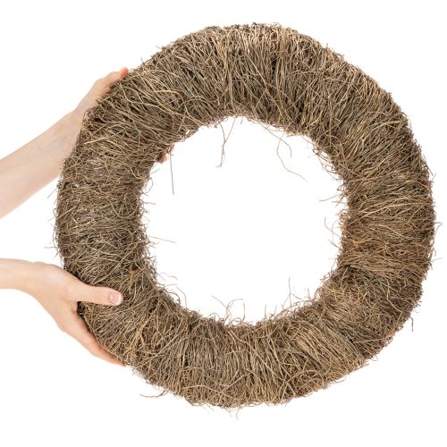 Szőlőkoszorú, kezeletlen, kerek, natúr koszorú kézműveskedéshez, 45cm | Floristik24.hu