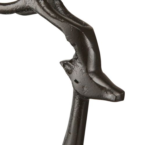 Floristik24 Rénszarvas dekoráció fém karácsonyi barna színben 17x8x38,5cm