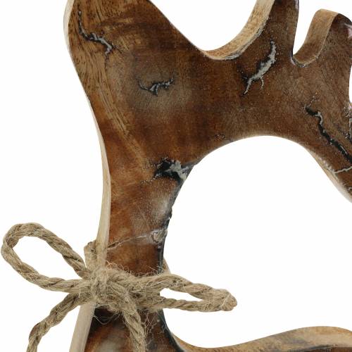 Floristik24 Karácsonyi dekoráció rénszarvas fa figura 25cm
