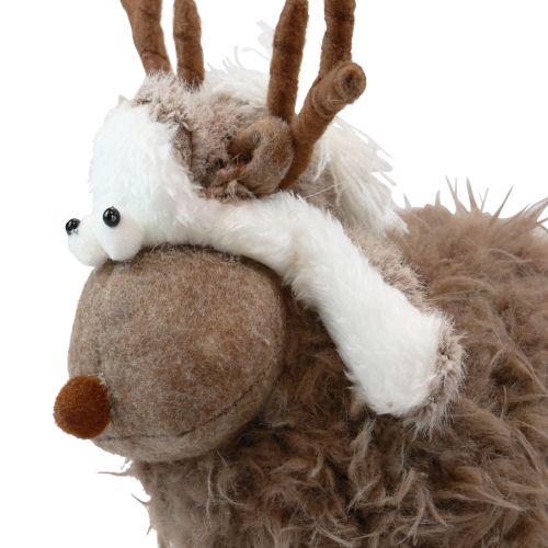 tételeket Rénszarvas asztaldísz Karácsonyi karácsonyi figura dekoráció 23cm