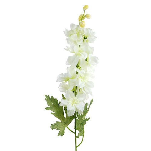 Floristik24 Larkspur fehér 60 cm