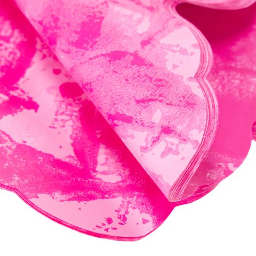 Virágmandzsetta rondella kerek mandzsetta 38cm rózsaszín csokrokhoz | Floristik24.hu