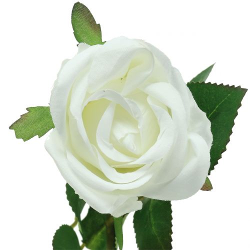 tételeket Rózsa fehér 44cm dekorációhoz 6db