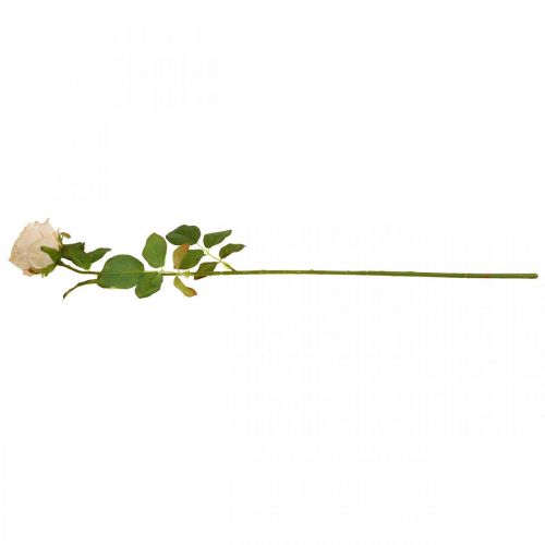 tételeket Rose Cream Silk Flower Artificial Rose L74cm Ø7cm