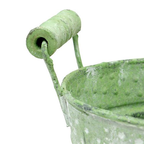 Rózsacserép fülekkel Ø14,5cm H19cm zöld | Floristik24.hu