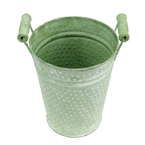 Rózsacserép fülekkel Ø14,5cm H19cm zöld | Floristik24.hu