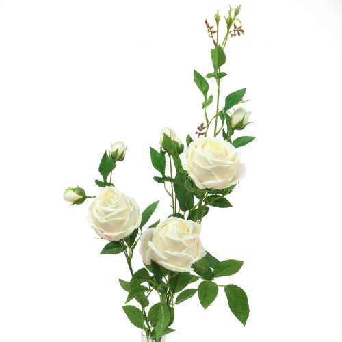 Floristik24 Rózsaág krém / rozé 100cm