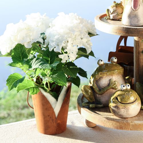 tételeket Rozsda dekoratív szív fém fogantyúval akasztáshoz 12×15,5cm 2db