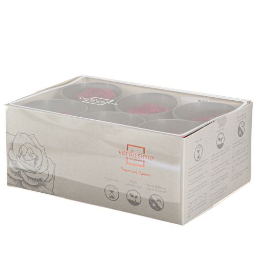 tételeket Vörös Rózsa Végtelen Rózsa Igazi Rózsafejek Piros Ø6cm 6 db