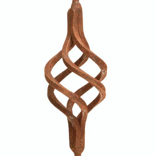 Floristik24 S horog fém rozsda dekoratív fém horog rozsda antik 34cm