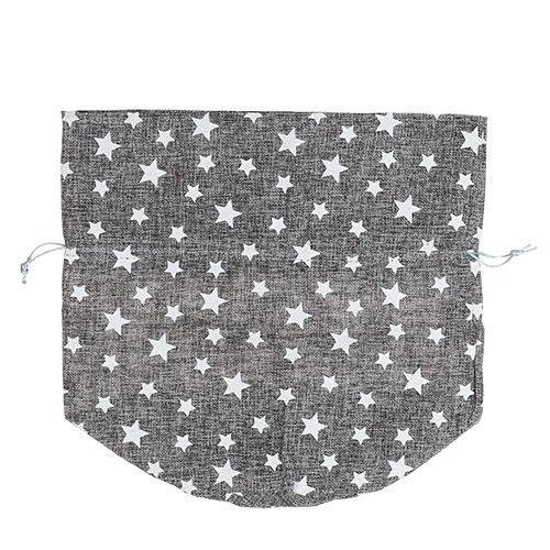 Floristik24 Táska Stars Ø23cm H35cm Szürke