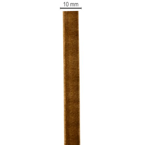 Dekoratív bársonyszalag, keskeny, 10 mm széles, 20 m hosszú, tekercsben | Floristik24.hu