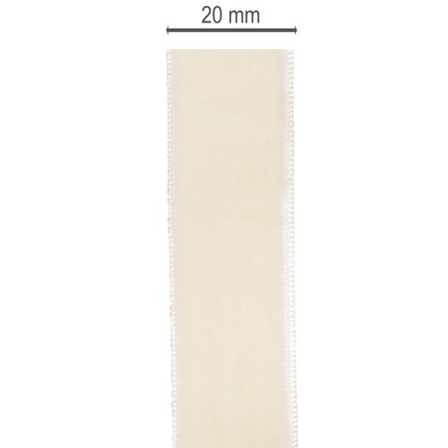 Ajándékszalag, elegáns bársonyszalag ajándékokhoz és virágokhoz, 20mm, 10m | Floristik24.hu
