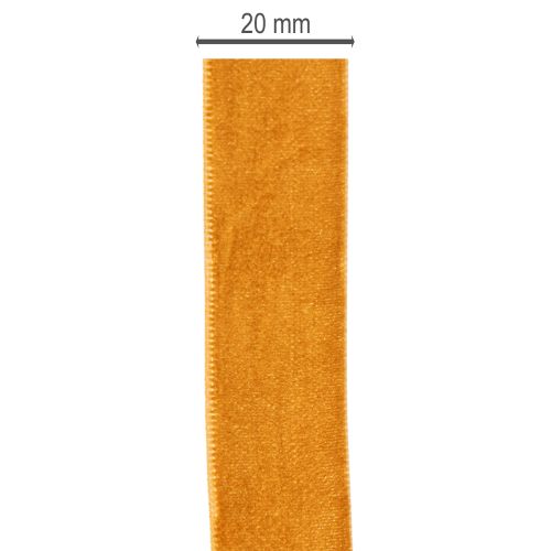Bársonyszalag, dekorációs szalag kézműveskedéshez és csomagoláshoz, 20mm, 10m | Floristik24.hu