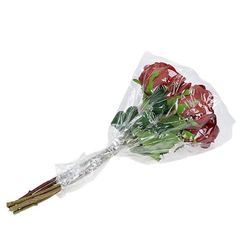 tételeket Velvet Rose Red Ø8cm L45cm 6 db
