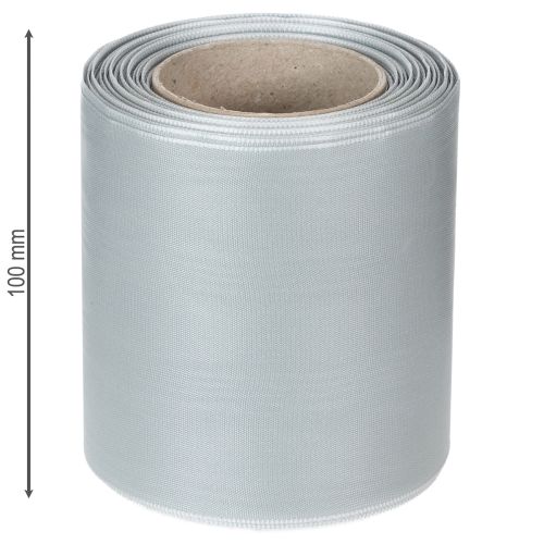 tételeket Szatén koszorúszalag, ezüst, 100 mm széles, 25 m hosszú, temetési koszorúkhoz, emlékkoszorúkhoz és évfordulókhoz, időjárásálló és komposztálható