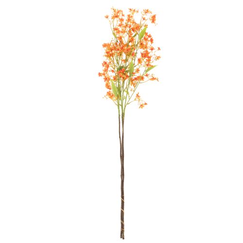 Művirág orchidea ág narancssárga filigrán szobadekoráció 110cm 3db | Floristik24.hu