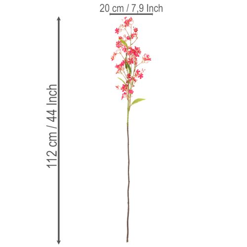 Művirágos ág Oncidium orchidea dekoráció 112cm 3db | Floristik24.hu