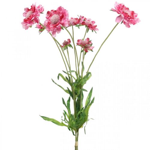 tételeket Művirág dekoráció, rühös művirág rózsaszín 64cm-es köteg 3db