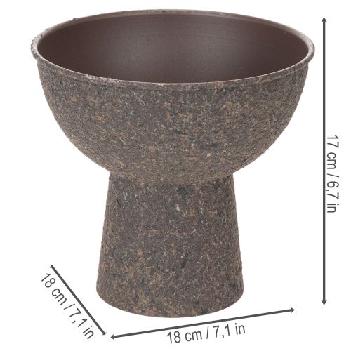 Kerek virágtál talppal, 18 cm | Floristik24.hu