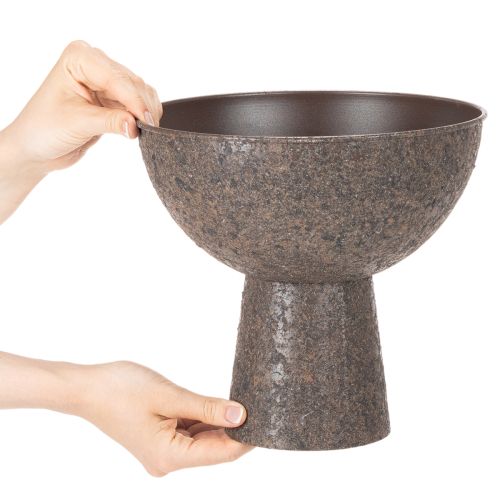 Kerek virágcserép talpon, modern virágcserép, 25 cm | Floristik24.hu