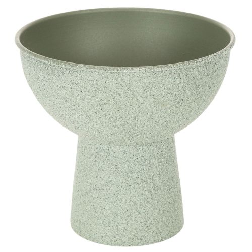 Modern kerek virágcserép magas talpon, 18 cm