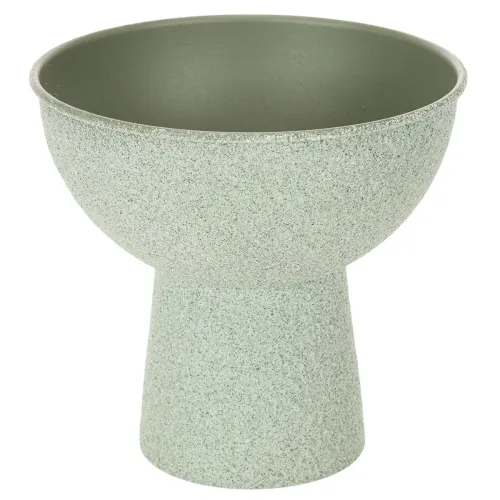 Modern kerek virágcserép magas talpon, 18 cm