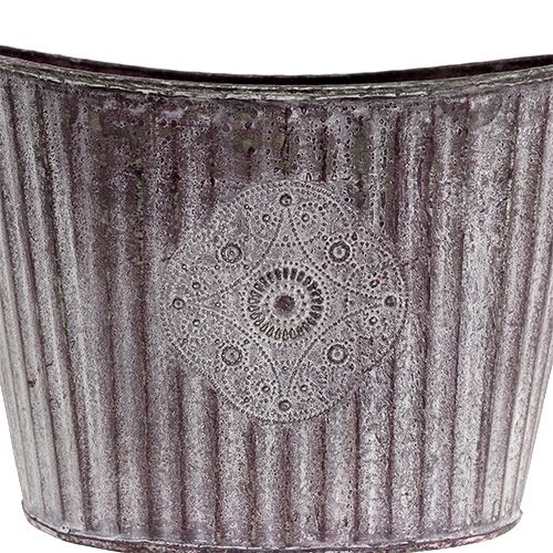 Floristik24 Tál ovális 22cm x 16cm H15cm lila