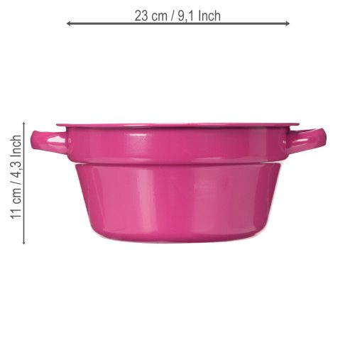 tételeket Fém virágtartó, nyári dekoráció a nappaliba, 23 cm, 3 darabos