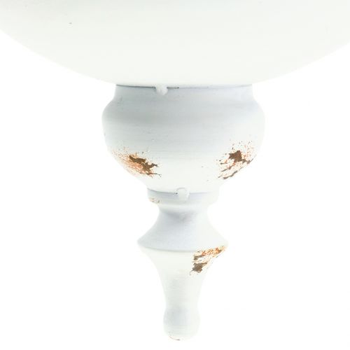 Floristik24 Ültetőtál akasztható fehér Ø26cm H23cm