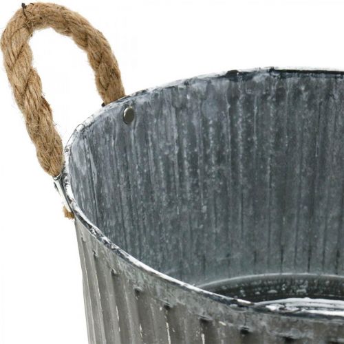 Floristik24 Dísztál, füles ültető, virágtál ültetésre Ø25cm