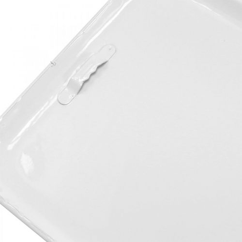 Floristik24 Deco Sign Metal Vintage konyha fekete, fehér 18×80cm 2db-os készlet