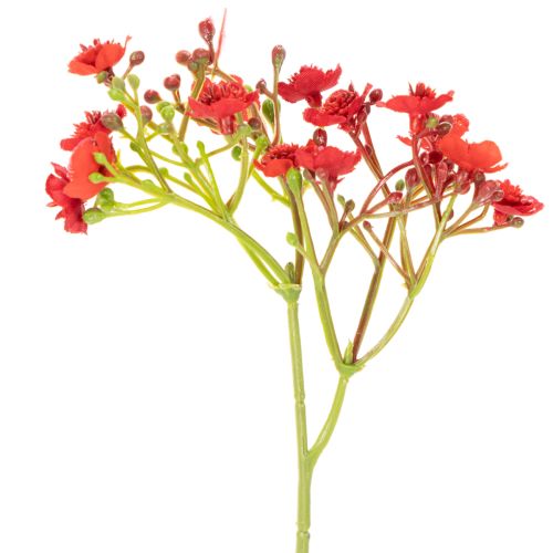 Műlégy, piros, virágdísz csokor, 30 cm, 10 darab | Floristik24.hu