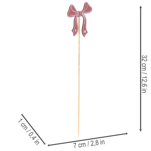 Dekoratív masnis virágdíszek 32cm 12db | Floristik24.hu