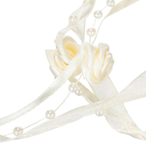 tételeket Valentino krémszínű szalag 15mm 5m