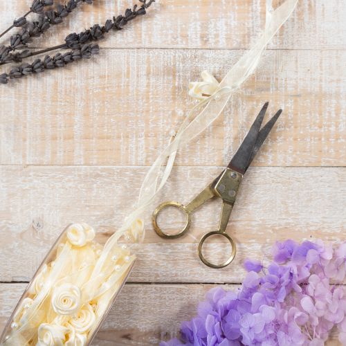 tételeket Valentino krémszínű szalag 15mm 5m