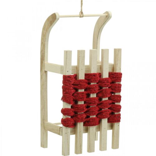 Floristik24 Dekoratív szán fa karácsonyi szán 142×17×12 cm