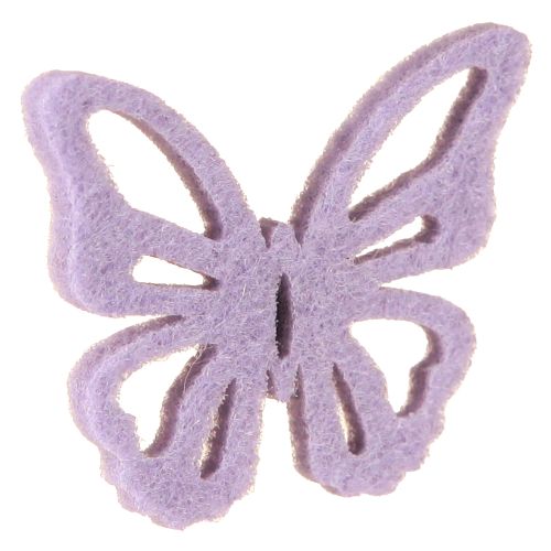 tételeket Színes filc pillangók – Tavaszi díszlepkék 6 szín 4cm 72 db