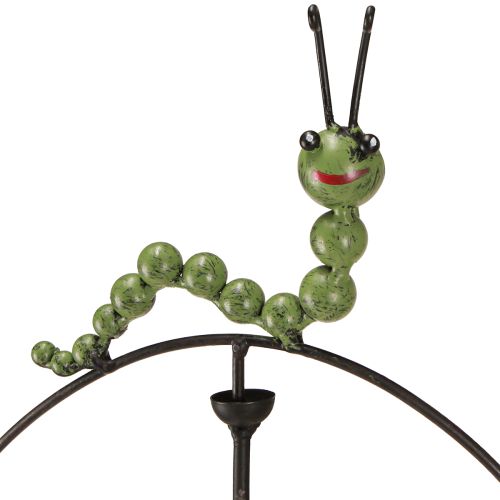 tételeket Csiga Caterpillar szélcsengő Kerti karó fém H67cm 2db