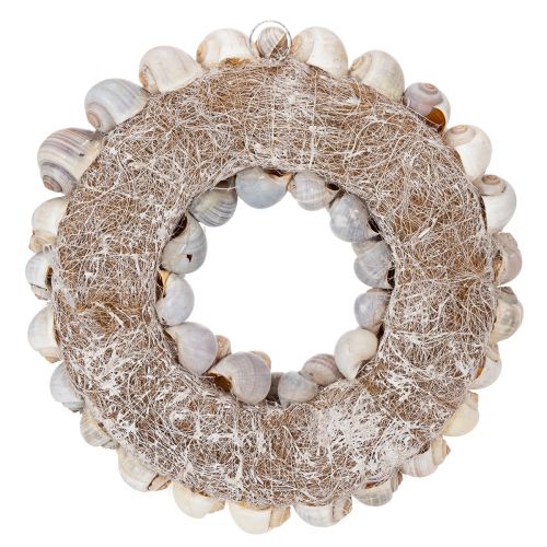 tételeket Csiga koszorú akasztásra, díszes koszorú, tengerész stílusú, Nathai, Ø35cm