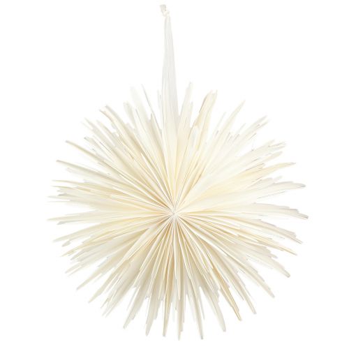 tételeket Hópehely papírdekoráció Csillag Fehér Karácsony Ø50cm