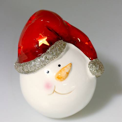 Floristik24 Hóember LED lámpával 10,5cm 2db