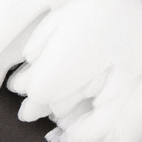 tételeket Hógyapjú jégcsap girland fehér vagy csillámos 9×200cm 3db