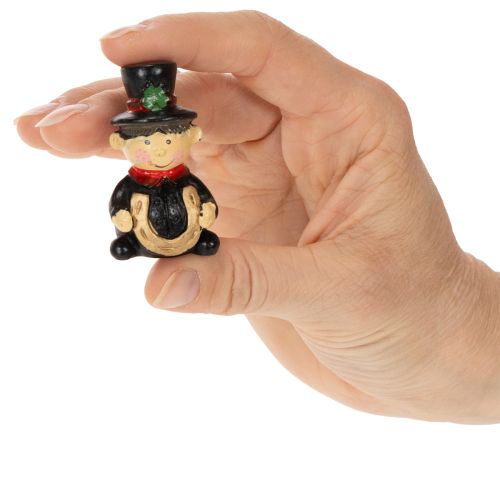 Szerencsehozó kéményseprő figura felragasztásra, 5cm, 6 darabos | Floristik24.hu