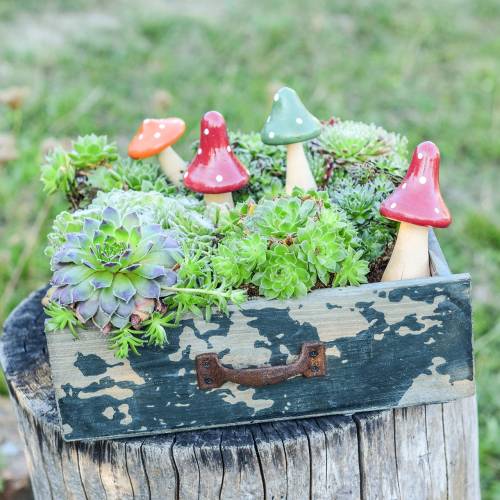 Floristik24 Fiók antik kék fa ültetéséhez 24 × 22 cm