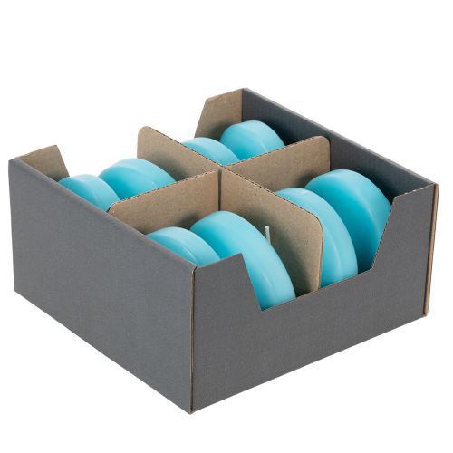 tételeket Úszógyertya, kerek formájú, ünnepi dekorációhoz és rendezvényekhez, tó- és asztaldíszhez, 8 cm, 8 darab