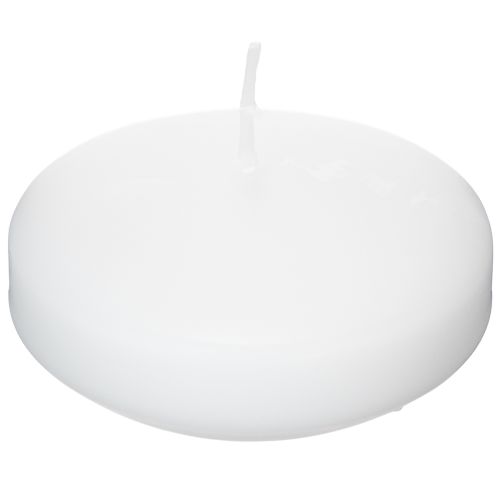 Floristik24 Úszógyertya romantikus estékre vagy ünnepi dekorációra, kültéri használatra is alkalmas. 8 cm, 8 óra, 8 db